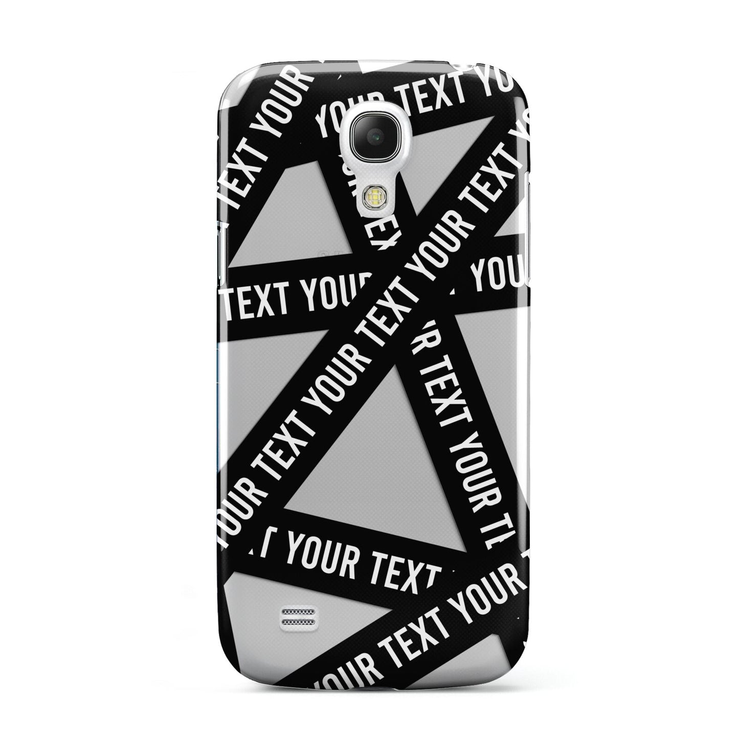 Caution Tape Custom Phrase Samsung Galaxy S4 Mini Case