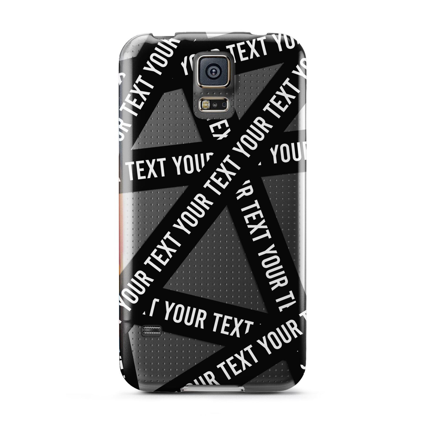 Caution Tape Custom Phrase Samsung Galaxy S5 Case