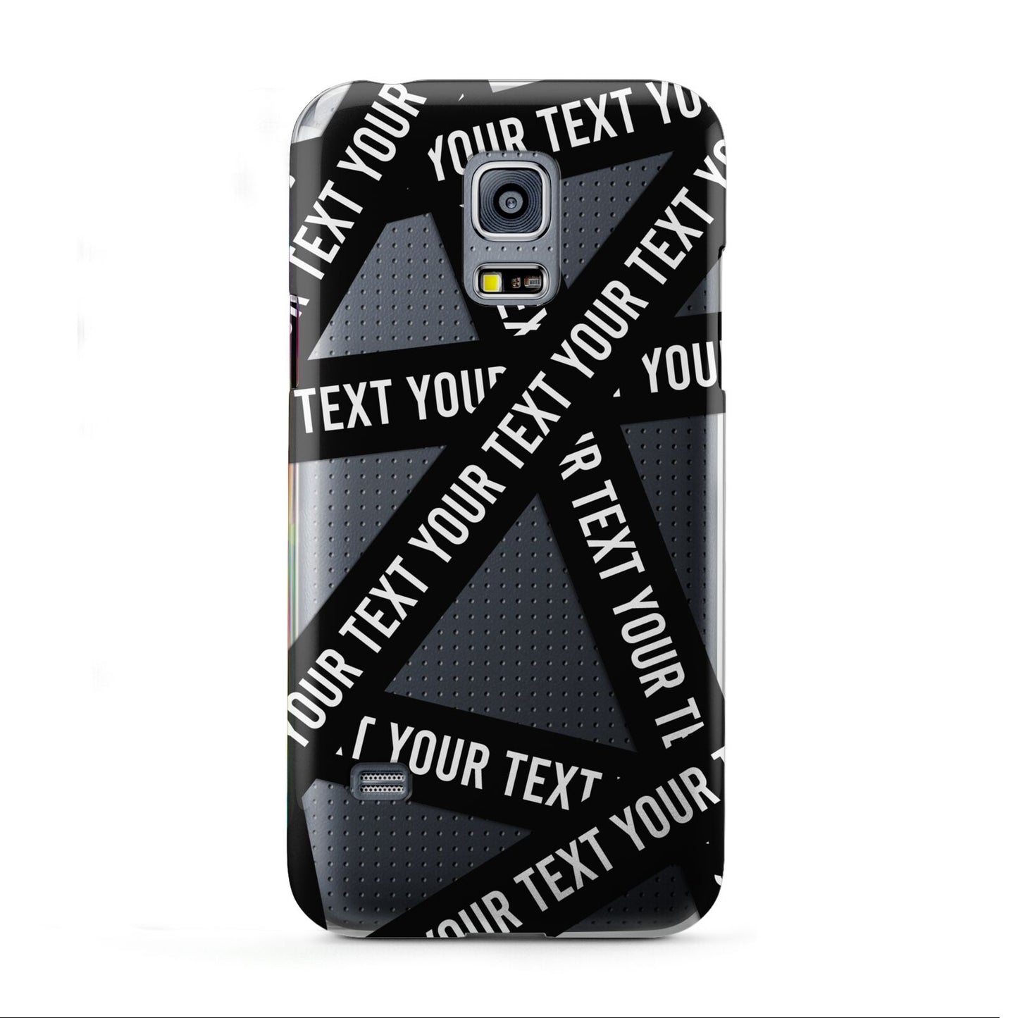 Caution Tape Custom Phrase Samsung Galaxy S5 Mini Case