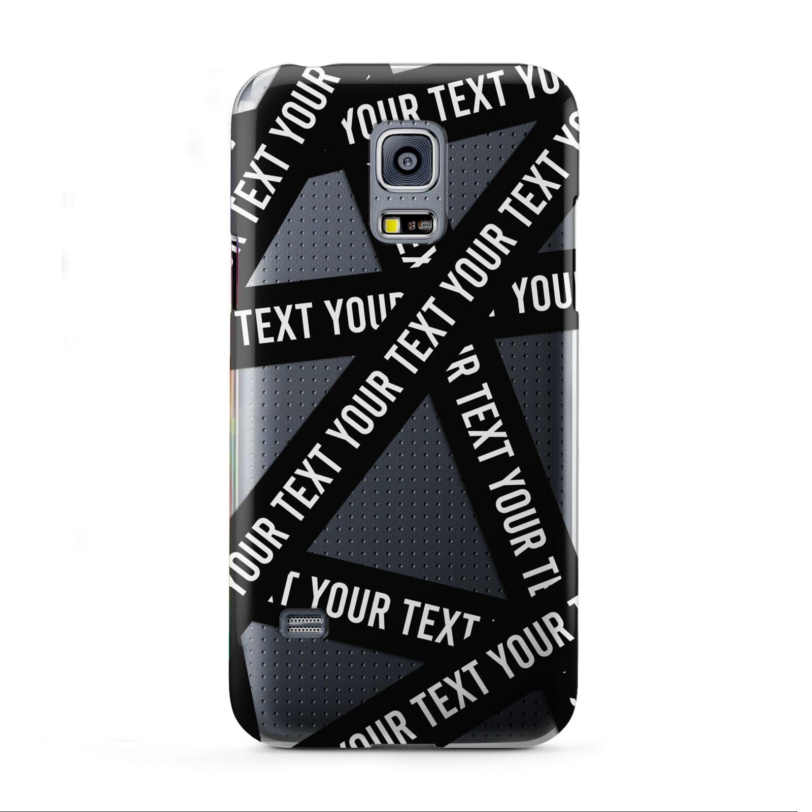 Caution Tape Custom Phrase Samsung Galaxy S5 Mini Case