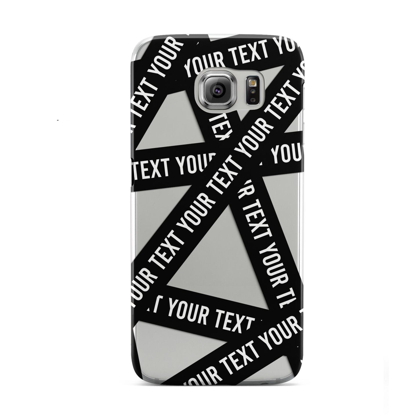 Caution Tape Custom Phrase Samsung Galaxy S6 Case