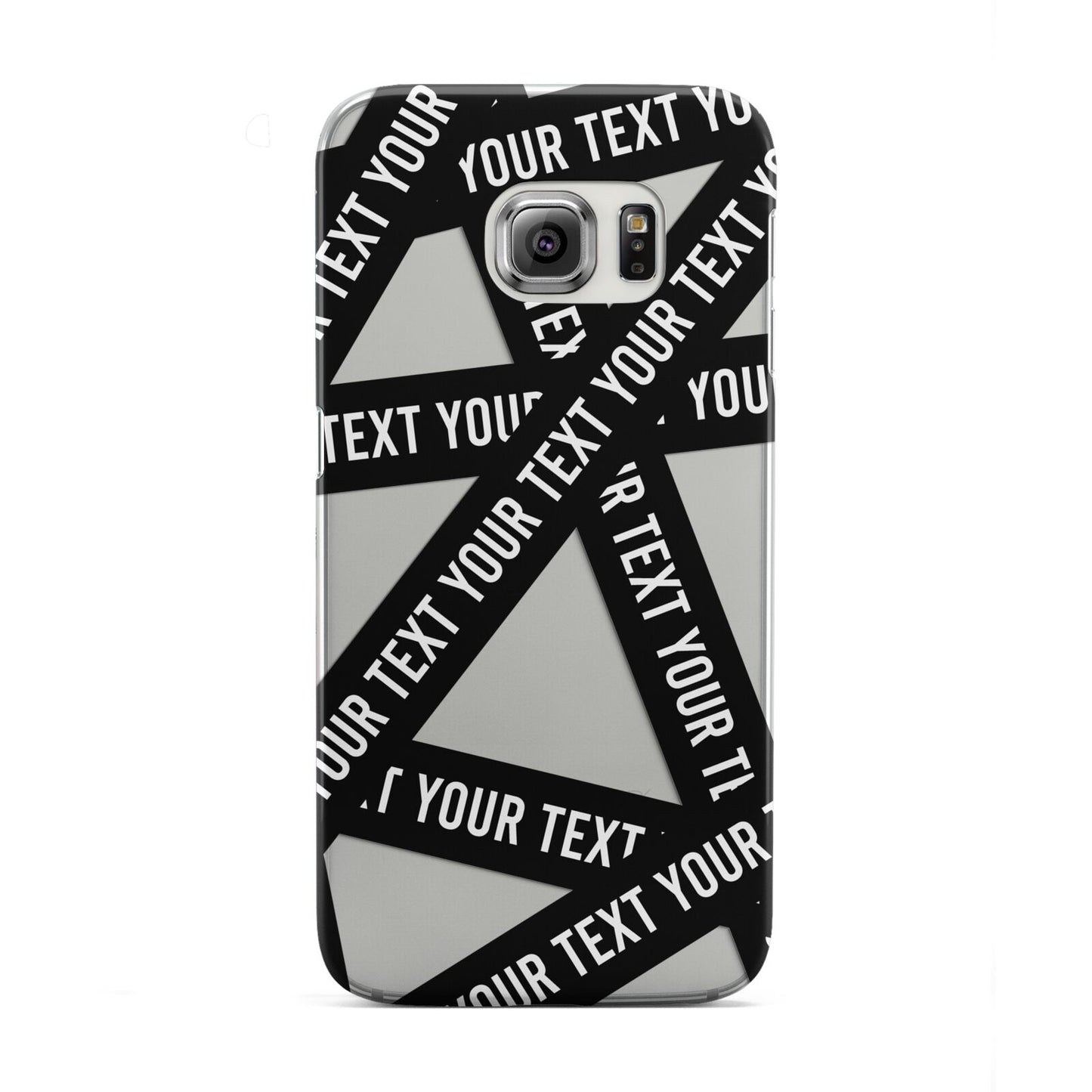 Caution Tape Custom Phrase Samsung Galaxy S6 Edge Case