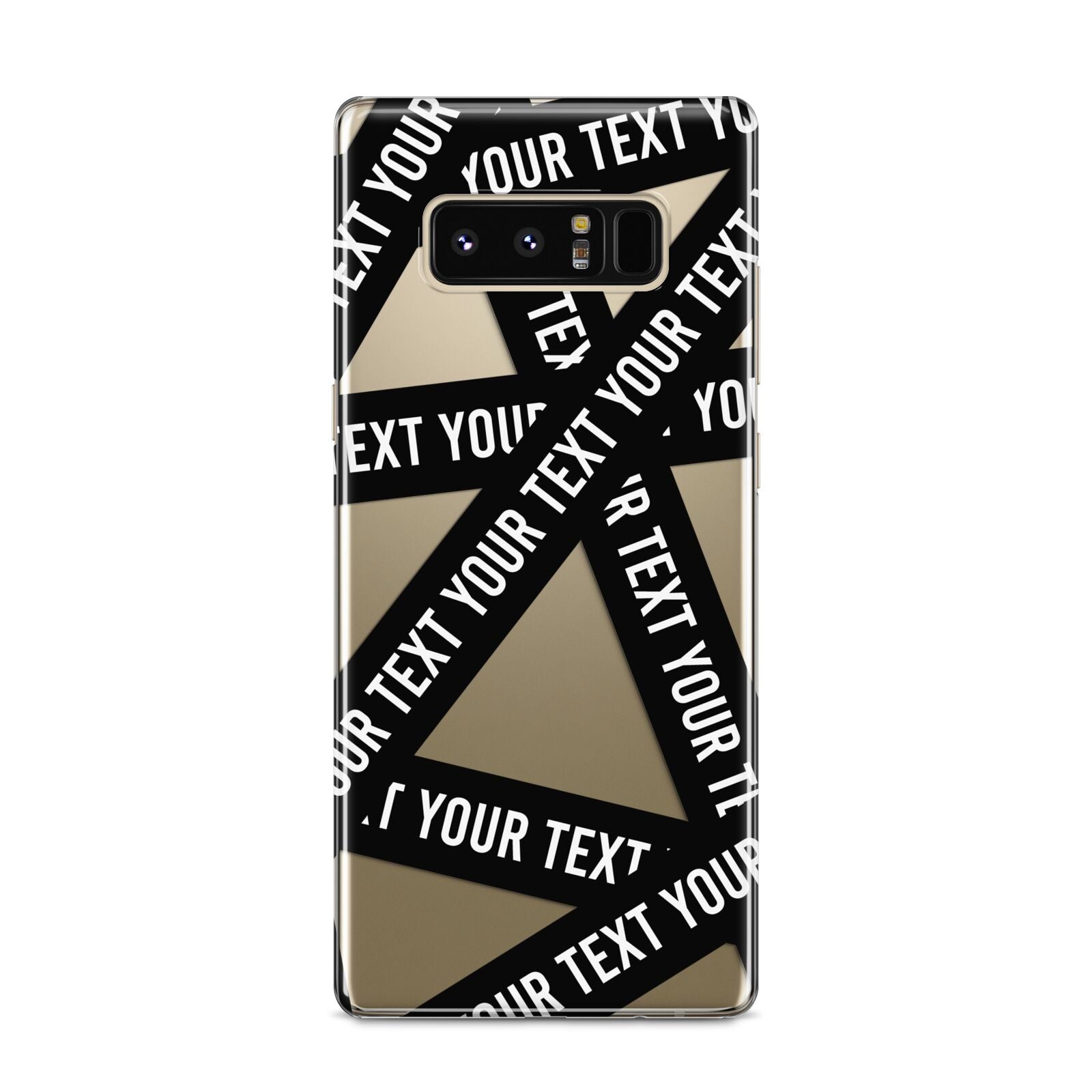 Caution Tape Custom Phrase Samsung Galaxy S8 Case