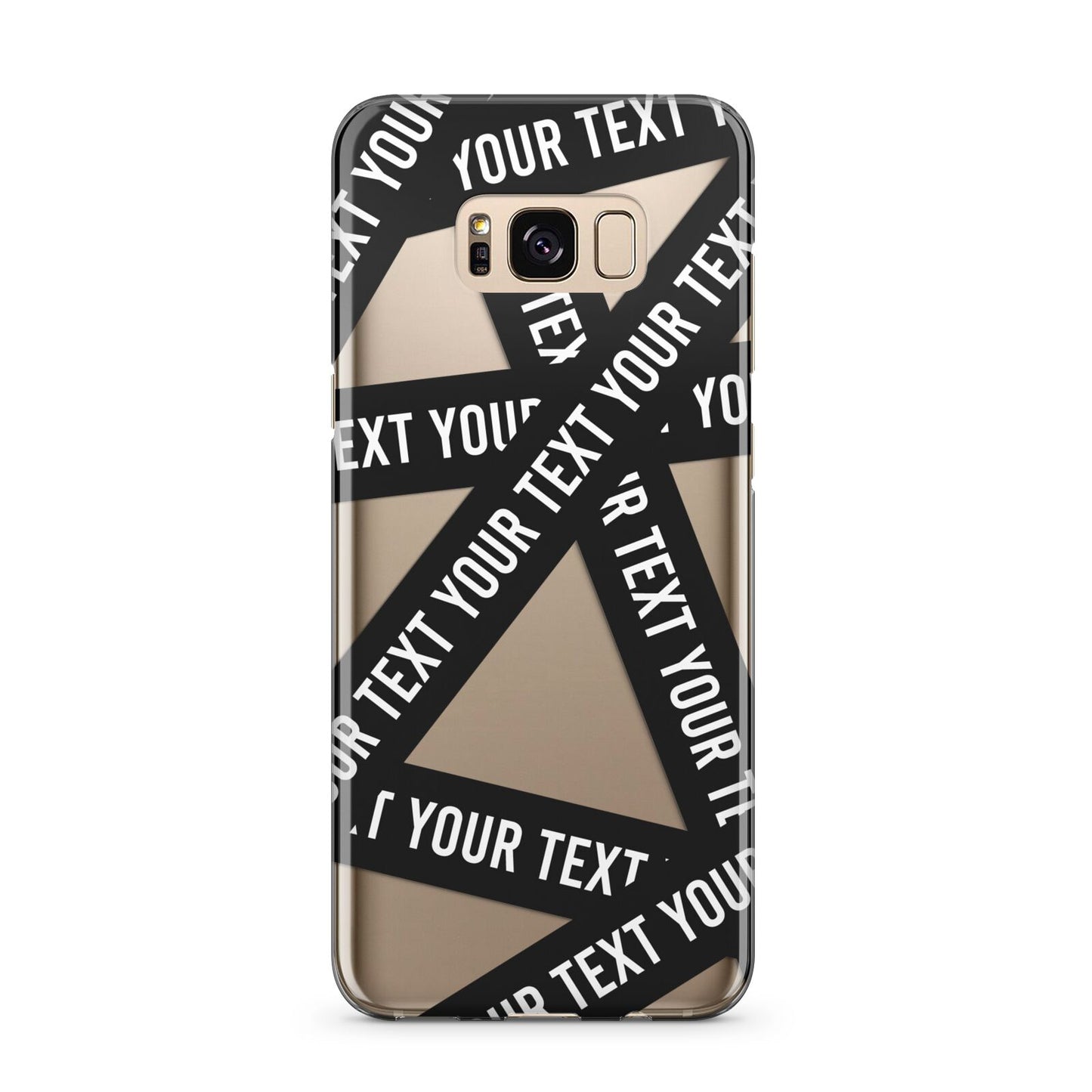 Caution Tape Custom Phrase Samsung Galaxy S8 Plus Case