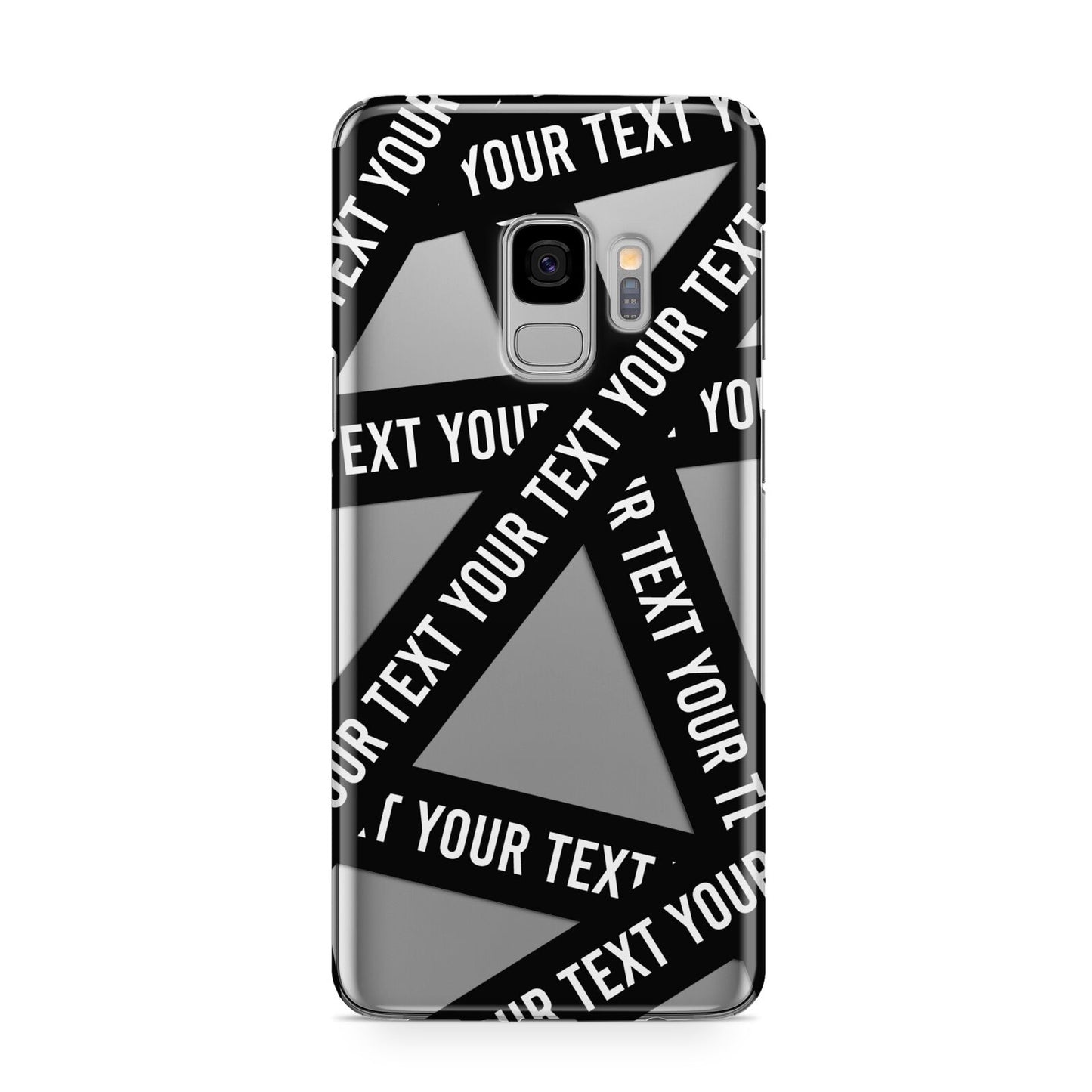 Caution Tape Custom Phrase Samsung Galaxy S9 Case