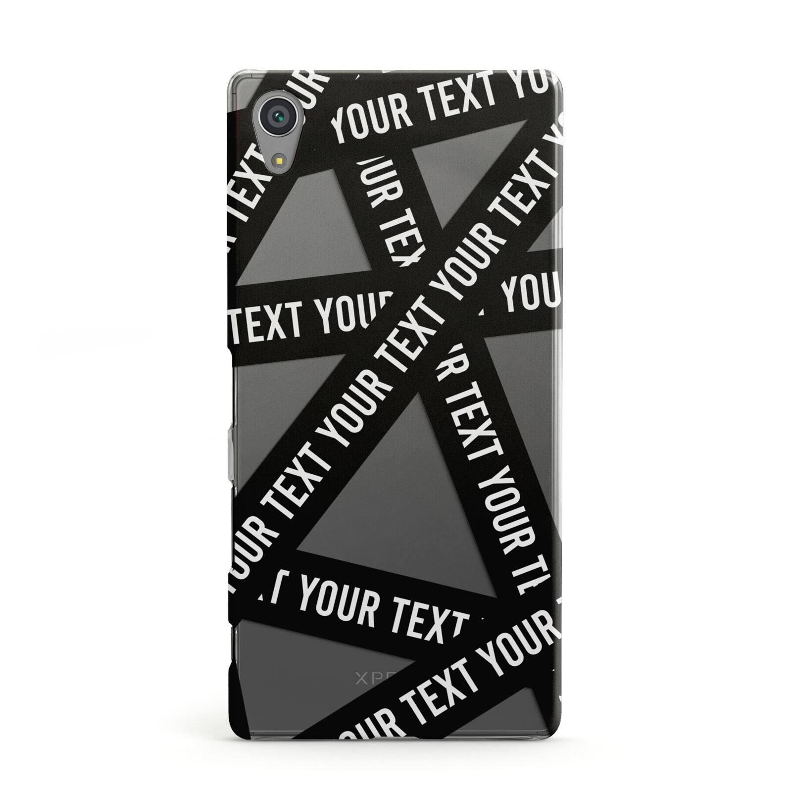 Caution Tape Custom Phrase Sony Xperia Case