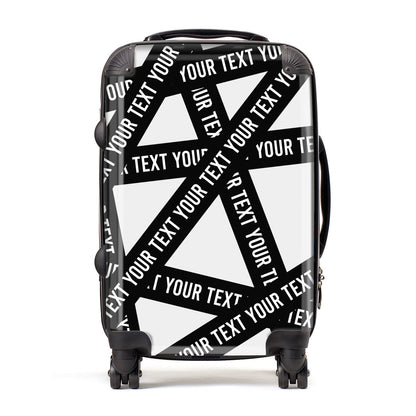 Caution Tape Custom Phrase Suitcase