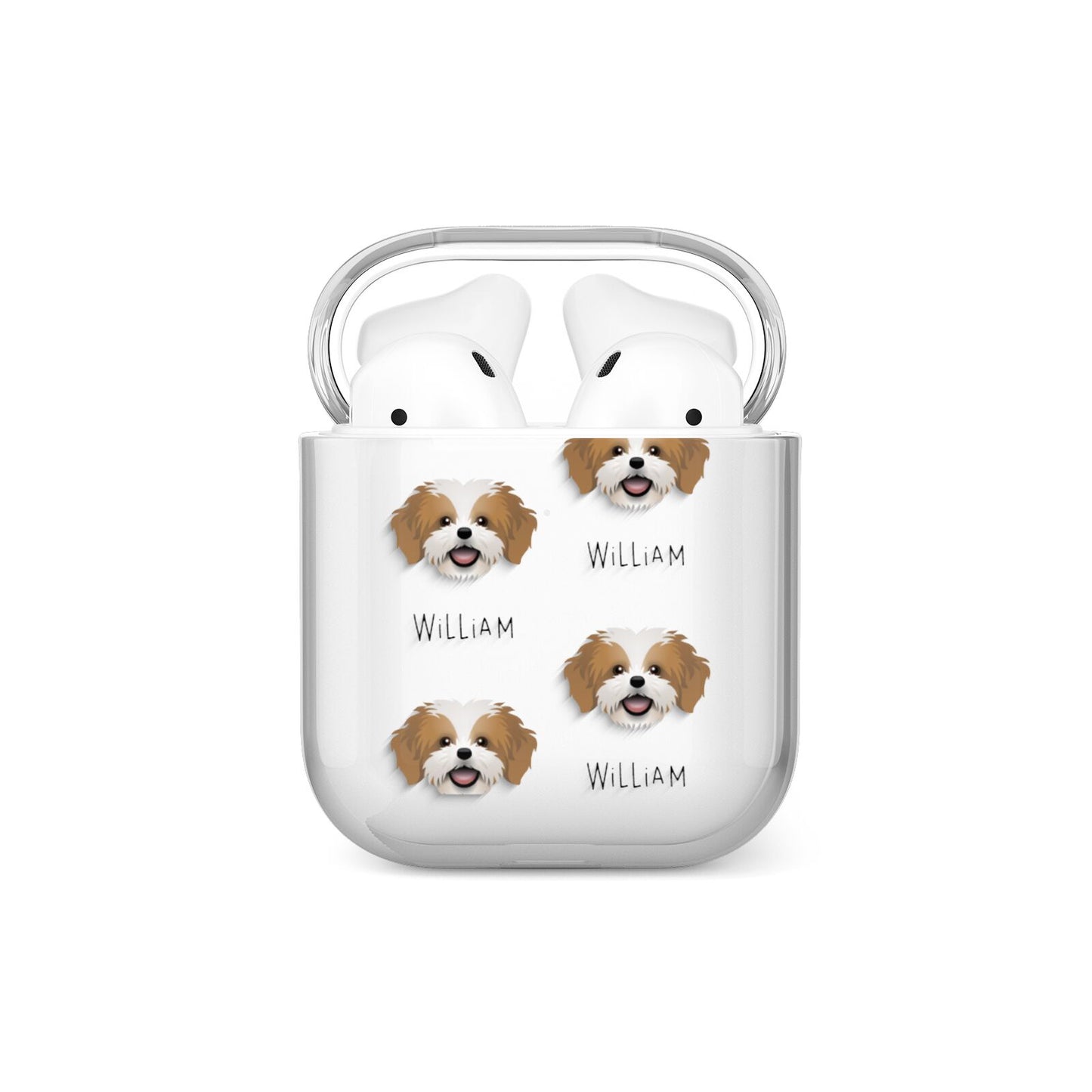 Cava Tzu Icon with Name AirPods Case