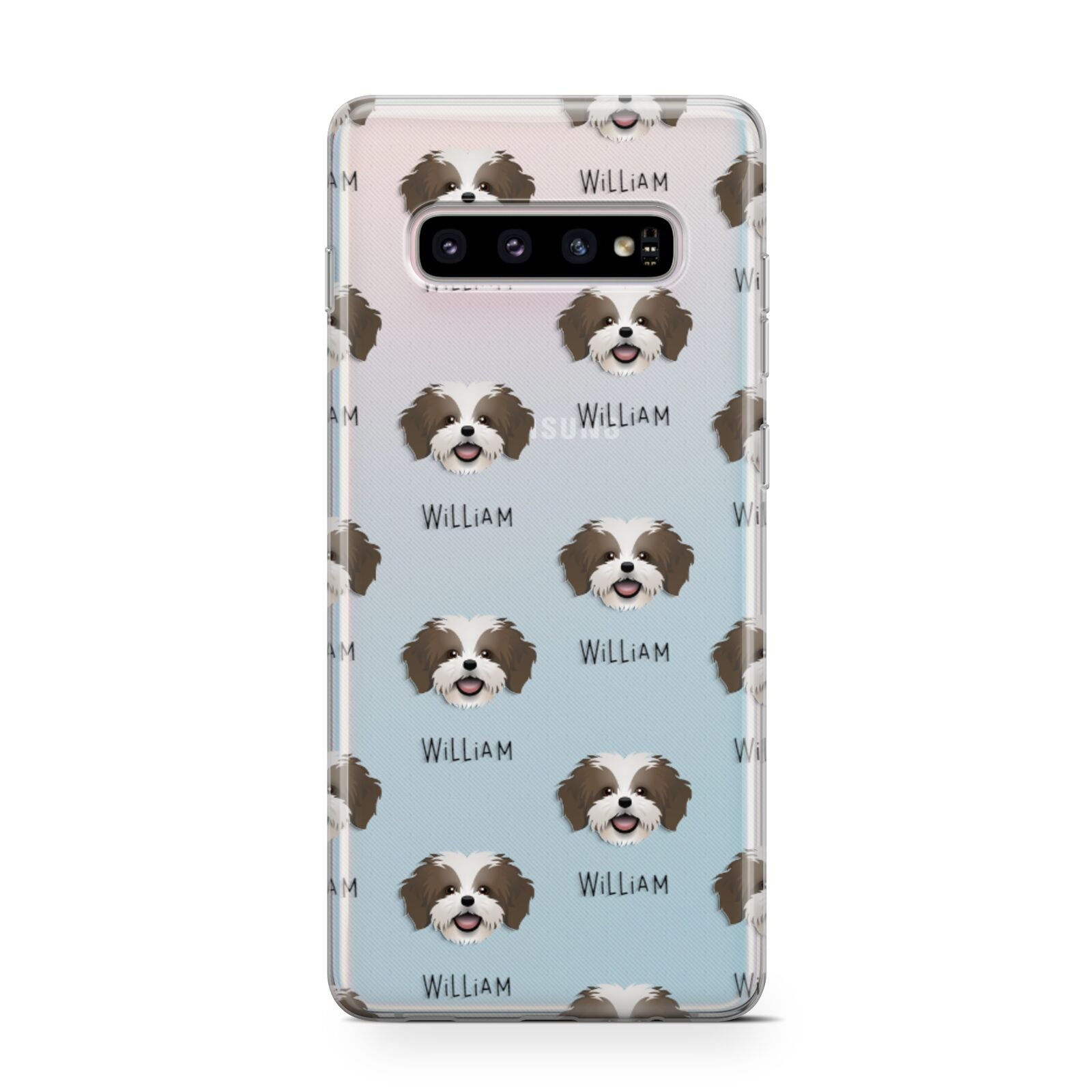 Cava Tzu Icon with Name Samsung Galaxy S10 Case