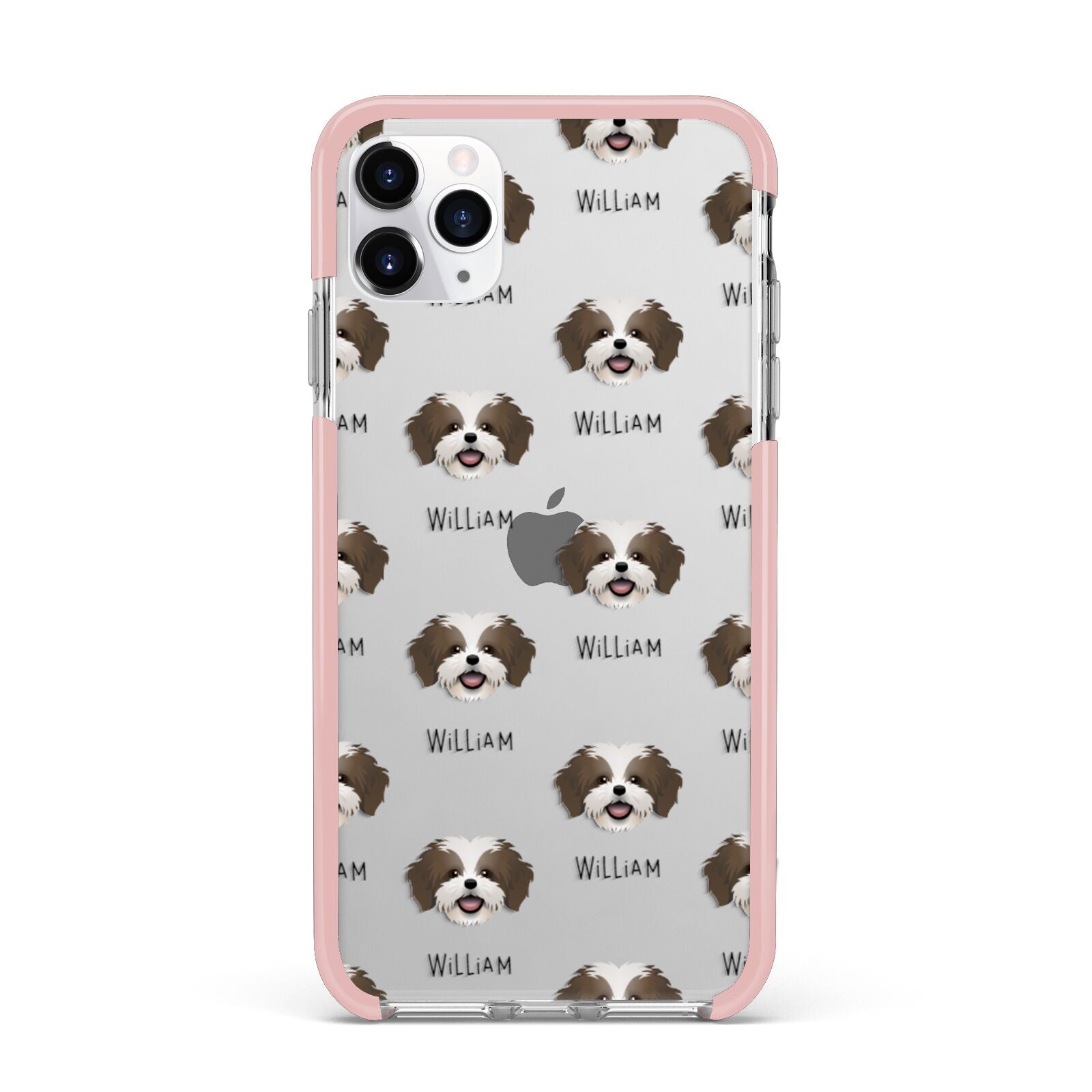 Cava Tzu Icon with Name iPhone 11 Pro Max Impact Pink Edge Case