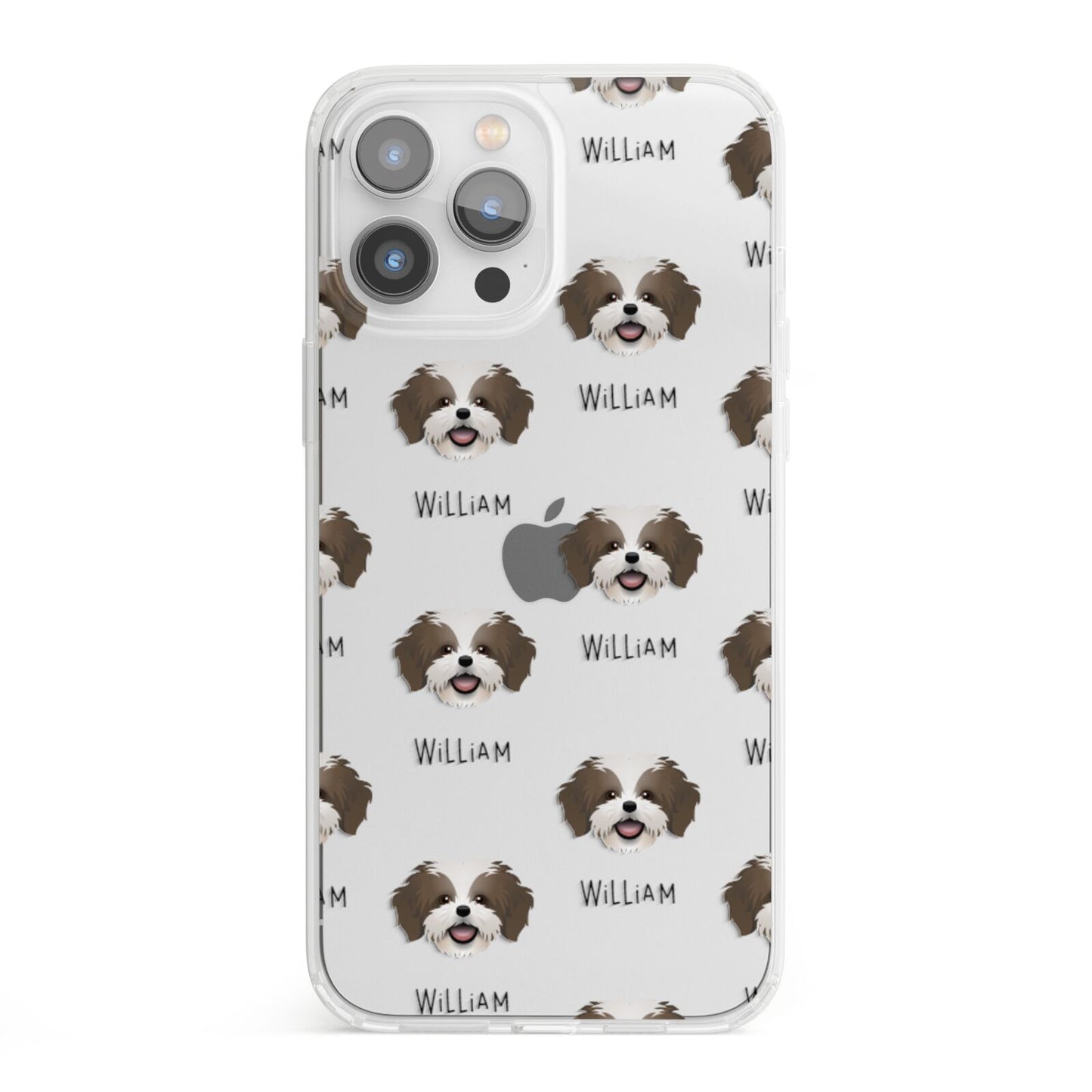 Cava Tzu Icon with Name iPhone 13 Pro Max Clear Bumper Case