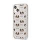 Cava Tzu Icon with Name iPhone 14 Glitter Tough Case Starlight Angled Image