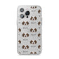 Cava Tzu Icon with Name iPhone 14 Pro Max Glitter Tough Case Silver