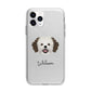 Cava Tzu Personalised Apple iPhone 11 Pro Max in Silver with Bumper Case