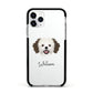 Cava Tzu Personalised Apple iPhone 11 Pro in Silver with Black Impact Case