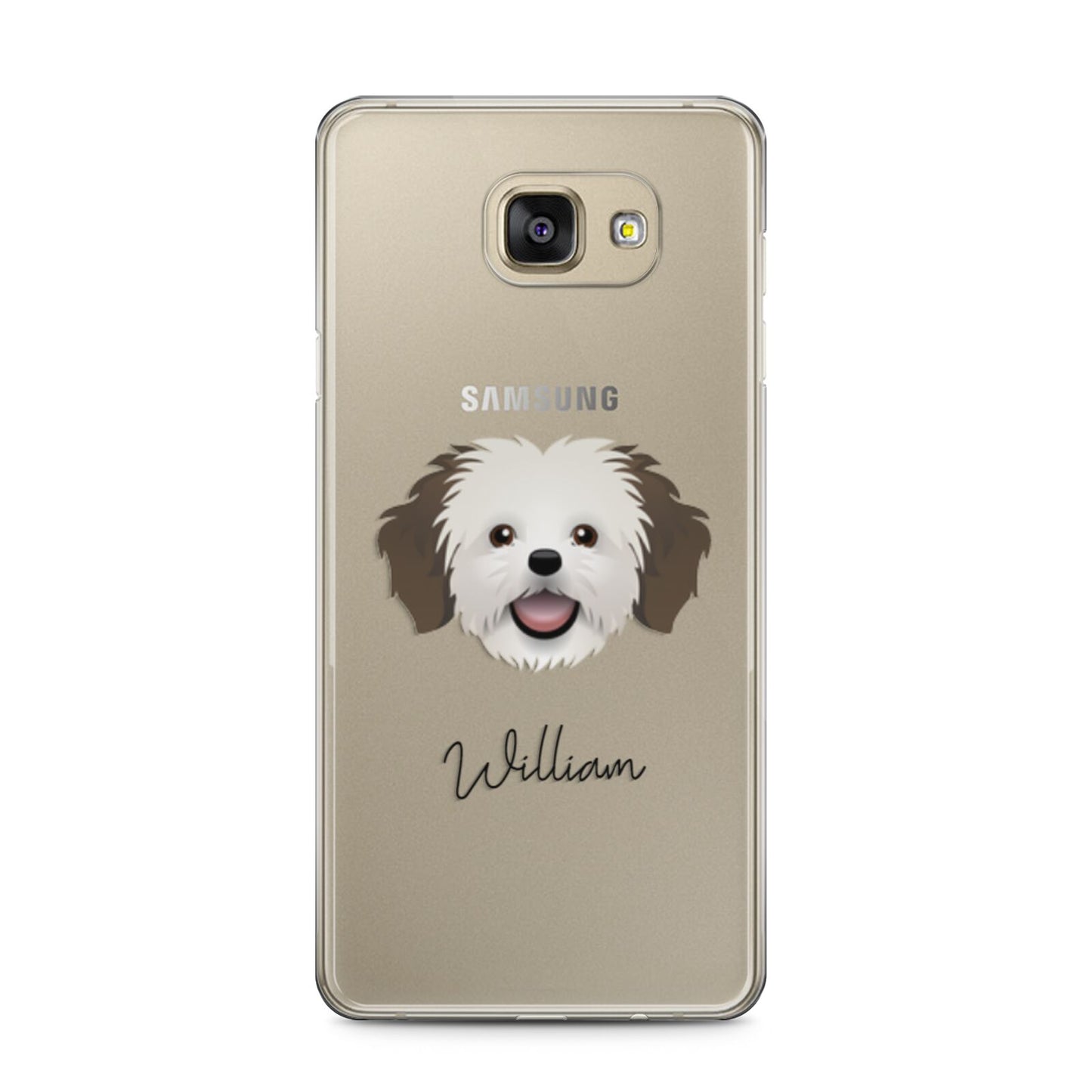 Cava Tzu Personalised Samsung Galaxy A5 2016 Case on gold phone