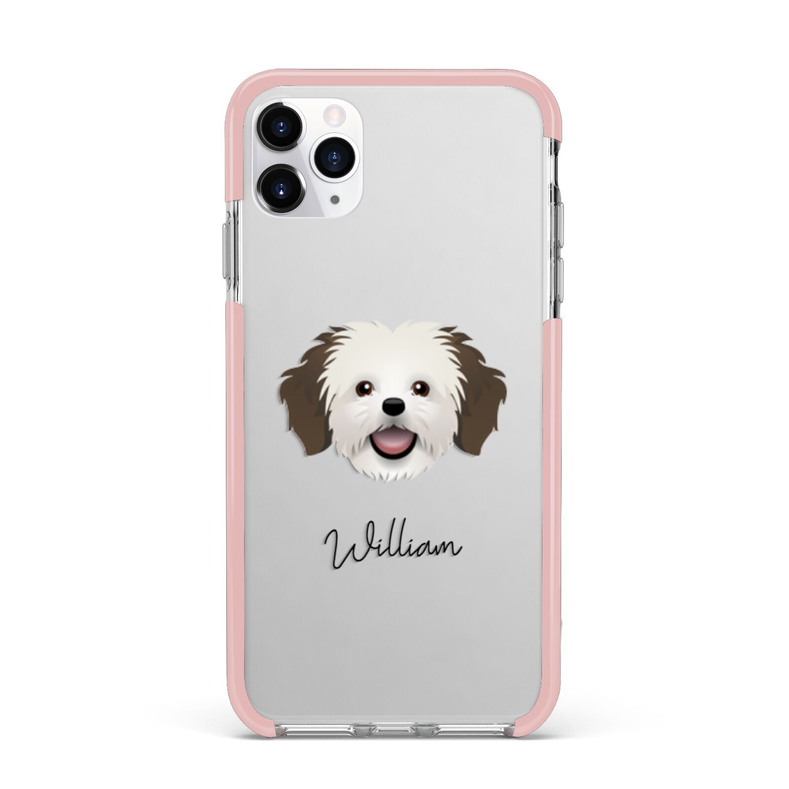 Cava Tzu Personalised iPhone 11 Pro Max Impact Pink Edge Case