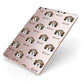 Cavachon Icon with Name Apple iPad Case on Rose Gold iPad Side View