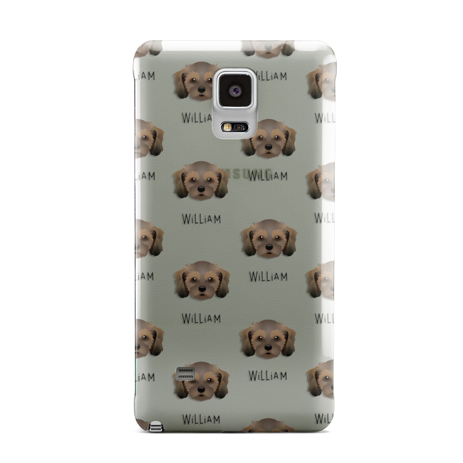 Cavachon Icon with Name Samsung Galaxy Note 4 Case