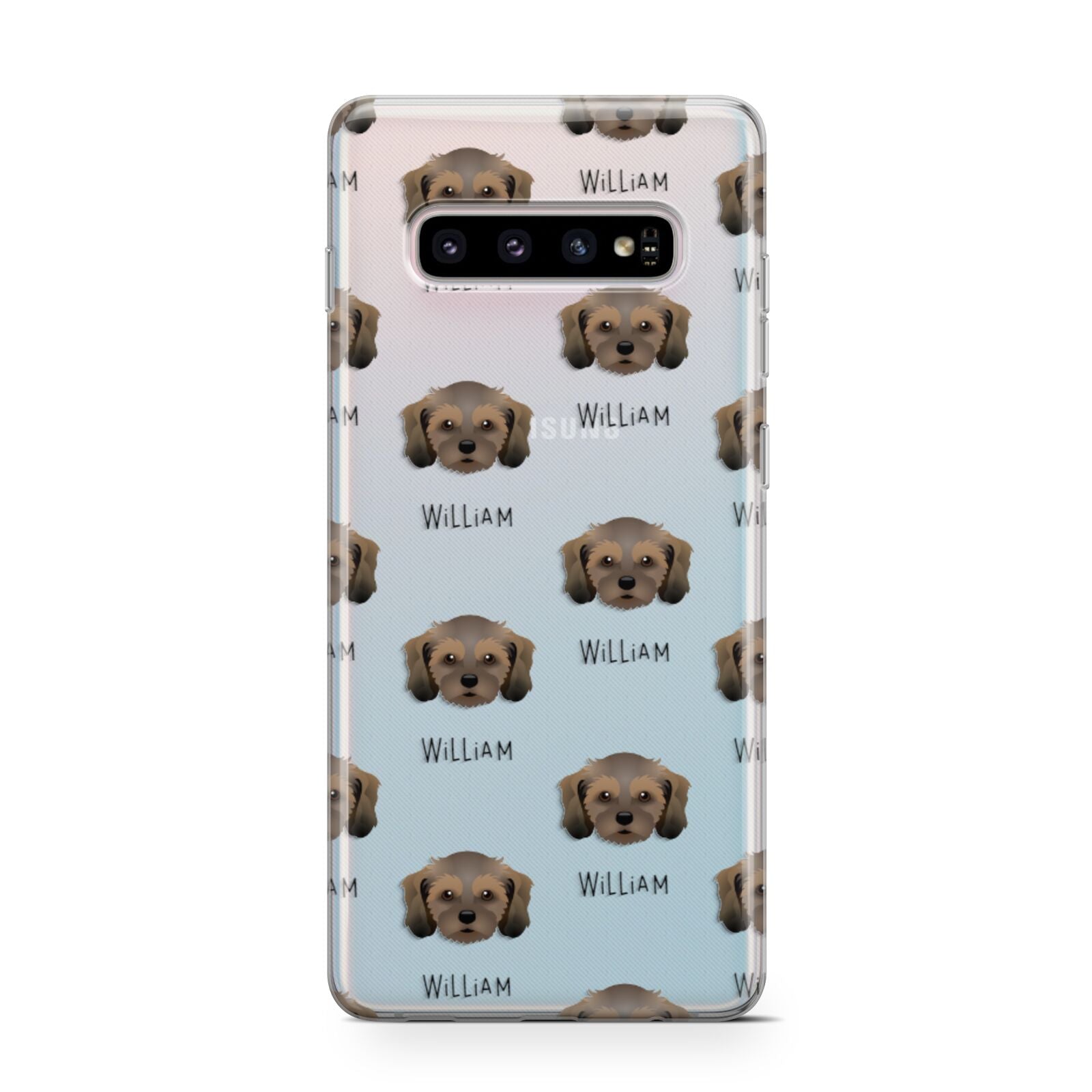 Cavachon Icon with Name Samsung Galaxy S10 Case