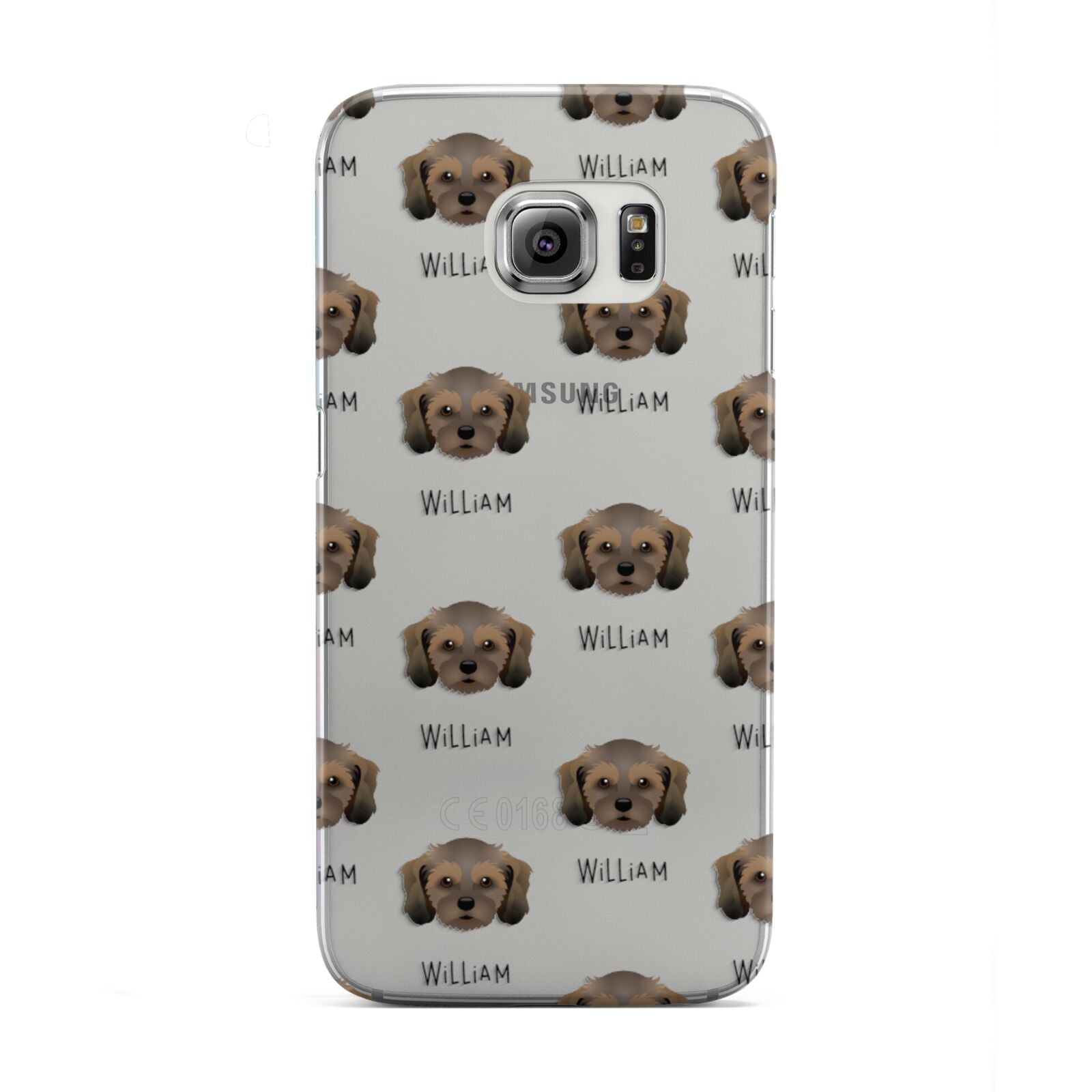 Cavachon Icon with Name Samsung Galaxy S6 Edge Case