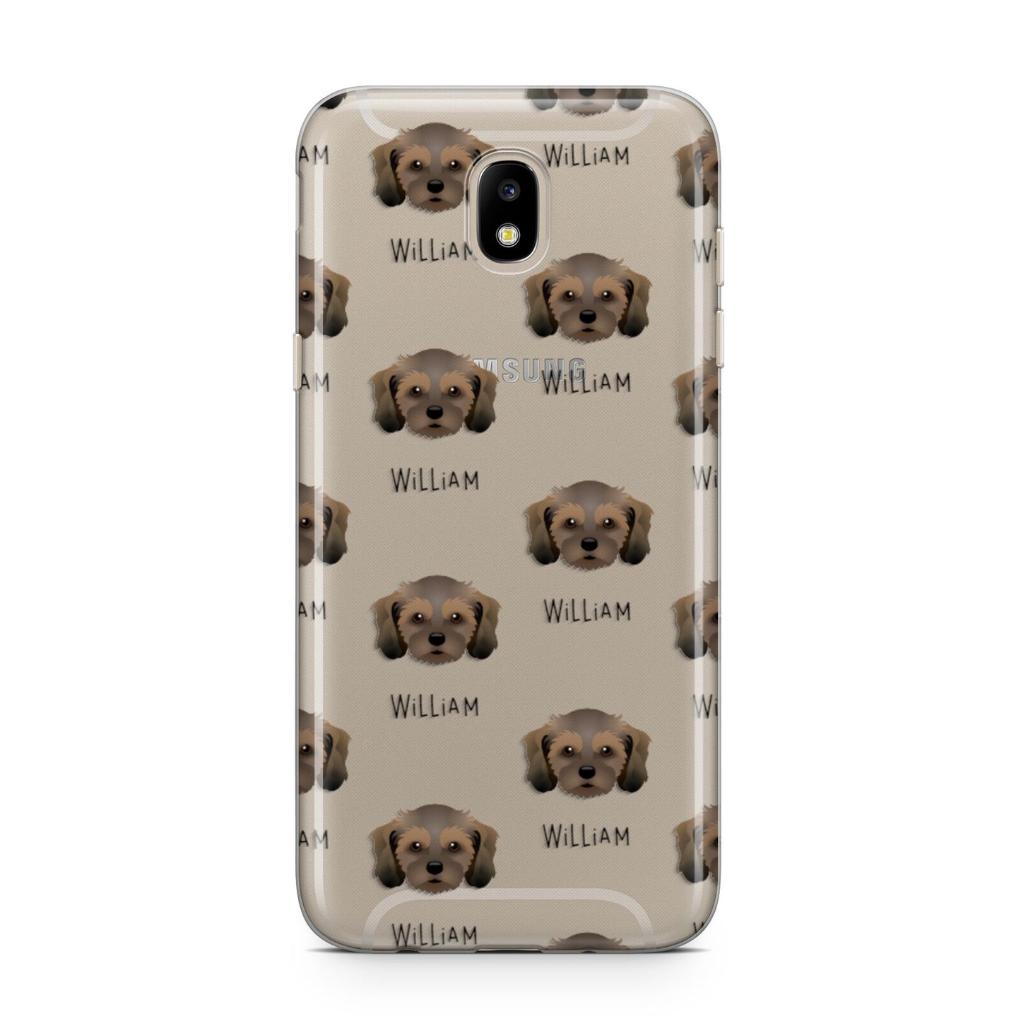 Cavachon Icon with Name Samsung J5 2017 Case