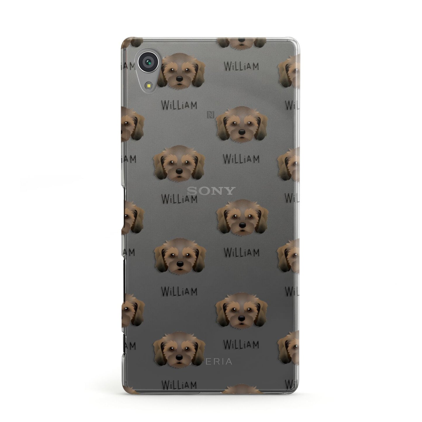 Cavachon Icon with Name Sony Xperia Case