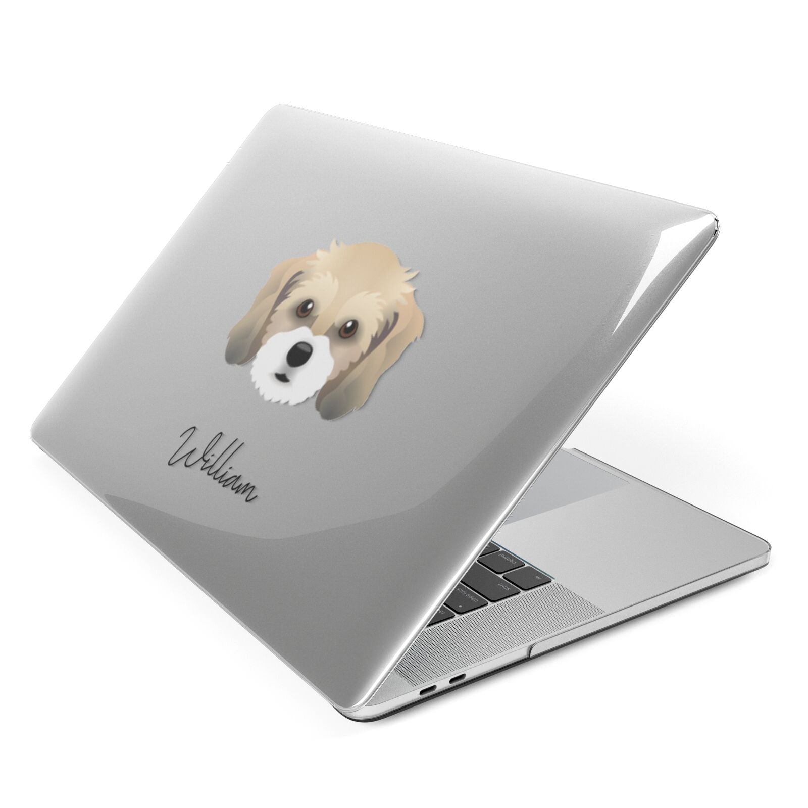 Cavachon Personalised Apple MacBook Case Side View