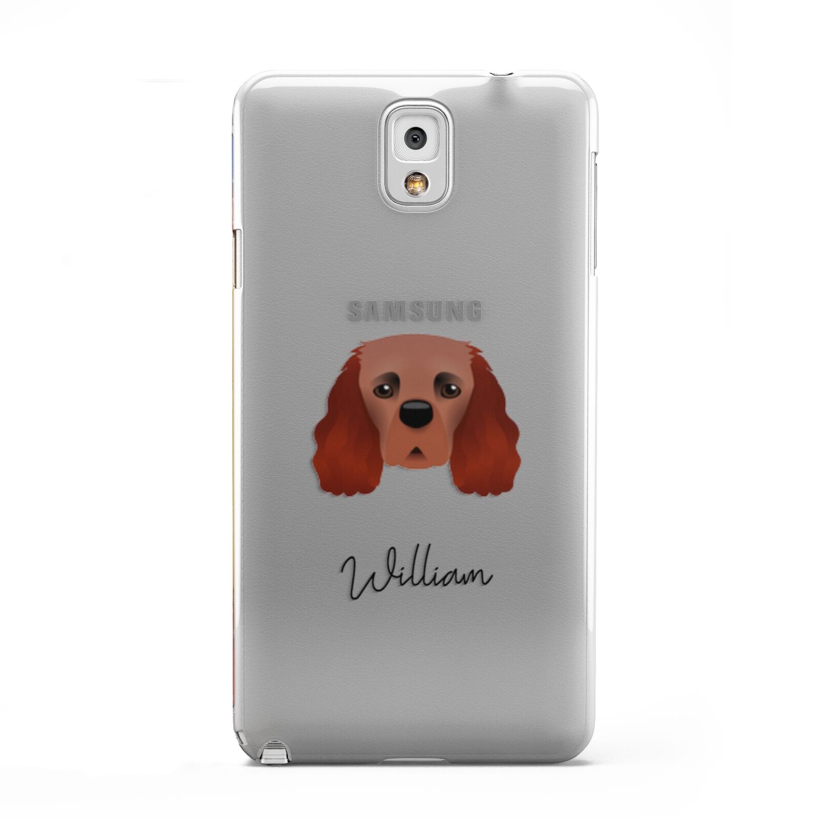 Cavalier King Charles Spaniel Personalised Samsung Galaxy Note 3 Case