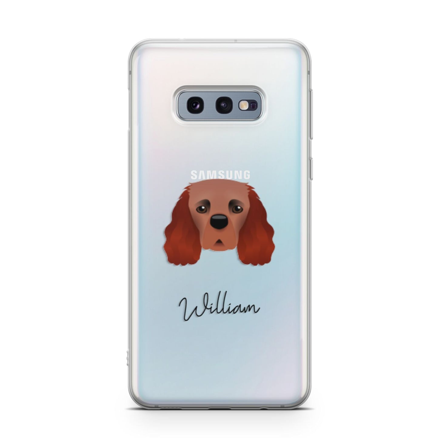 Cavalier King Charles Spaniel Personalised Samsung Galaxy S10E Case