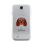 Cavalier King Charles Spaniel Personalised Samsung Galaxy S4 Case