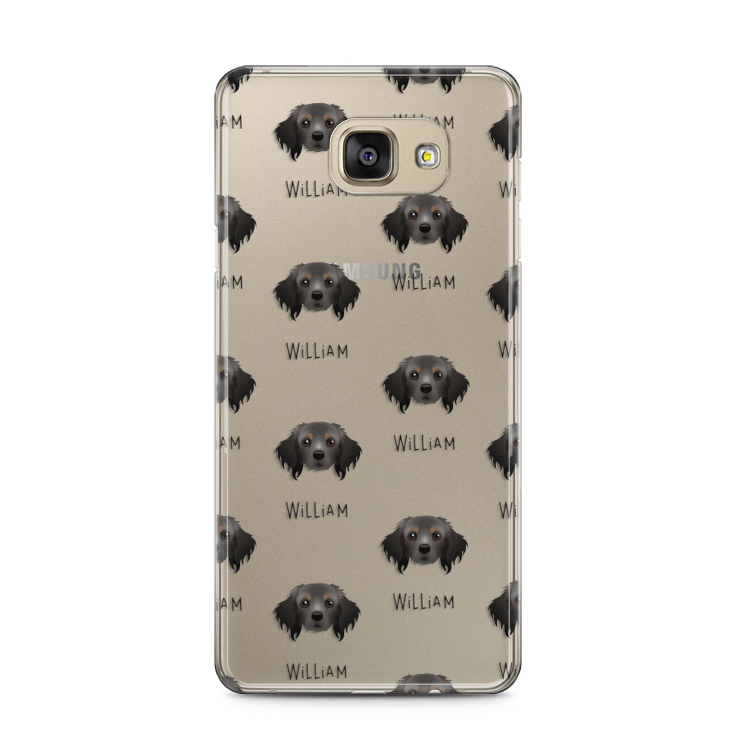 Cavapom Icon with Name Samsung Galaxy A5 2016 Case on gold phone