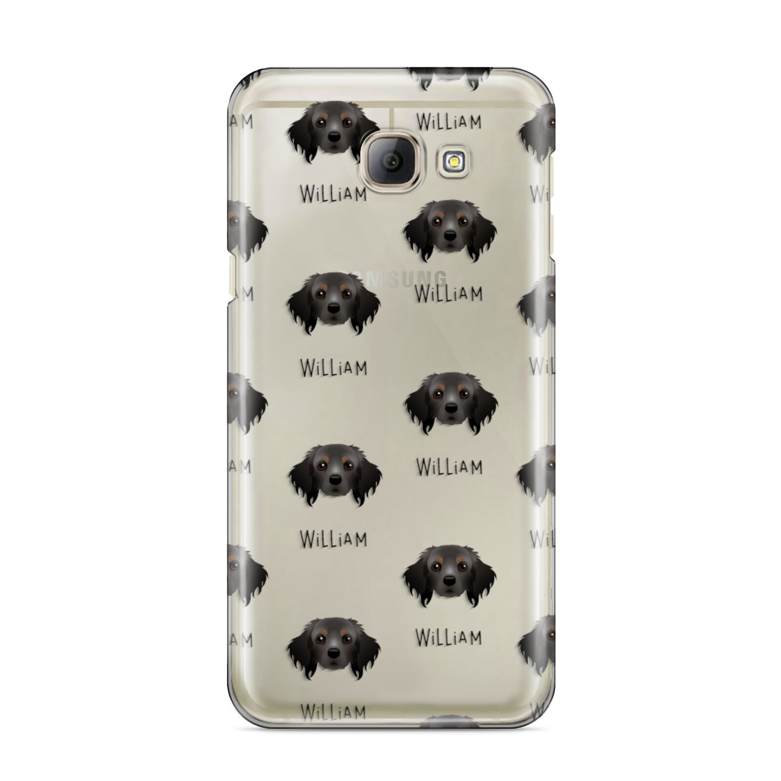 Cavapom Icon with Name Samsung Galaxy A8 2016 Case