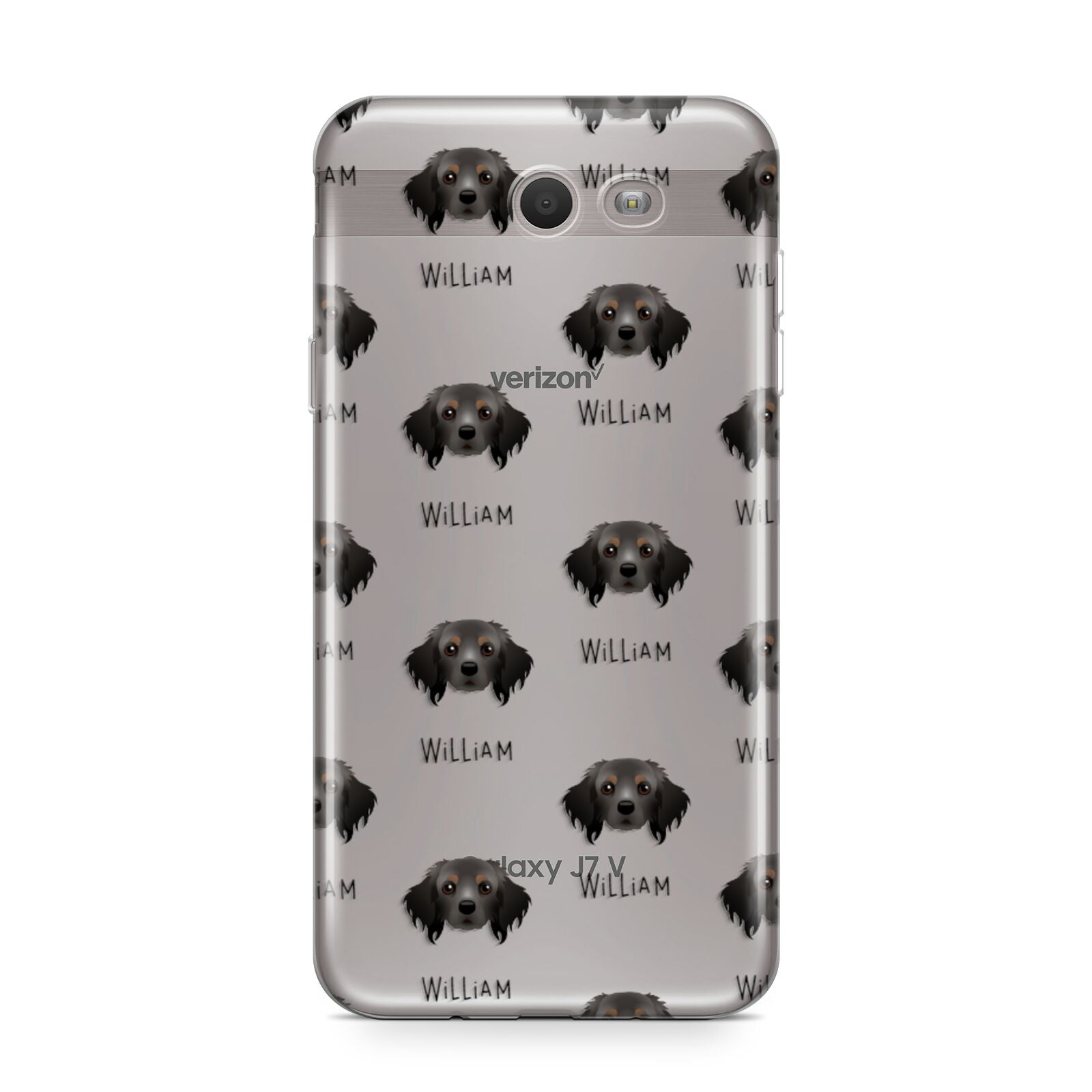 Cavapom Icon with Name Samsung Galaxy J7 2017 Case