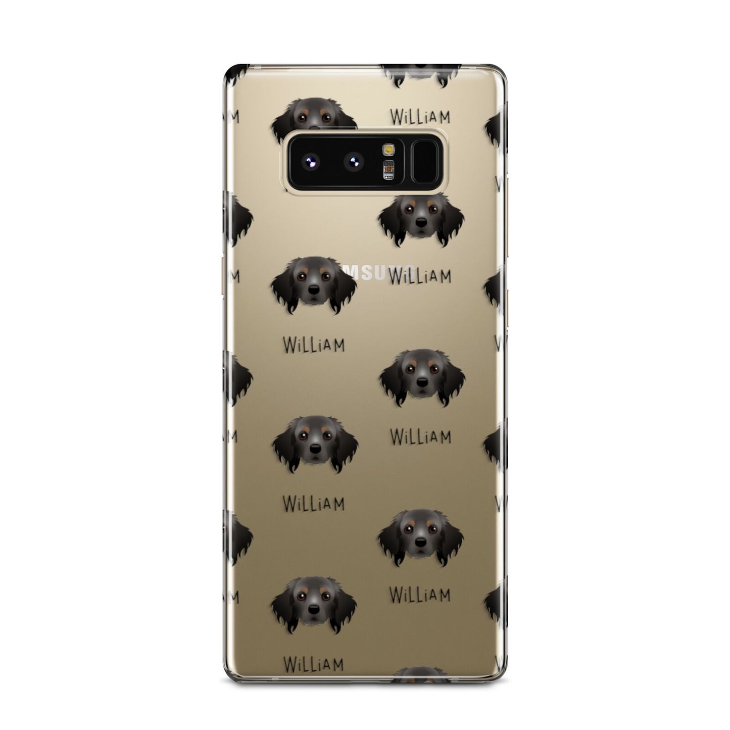 Cavapom Icon with Name Samsung Galaxy Note 8 Case