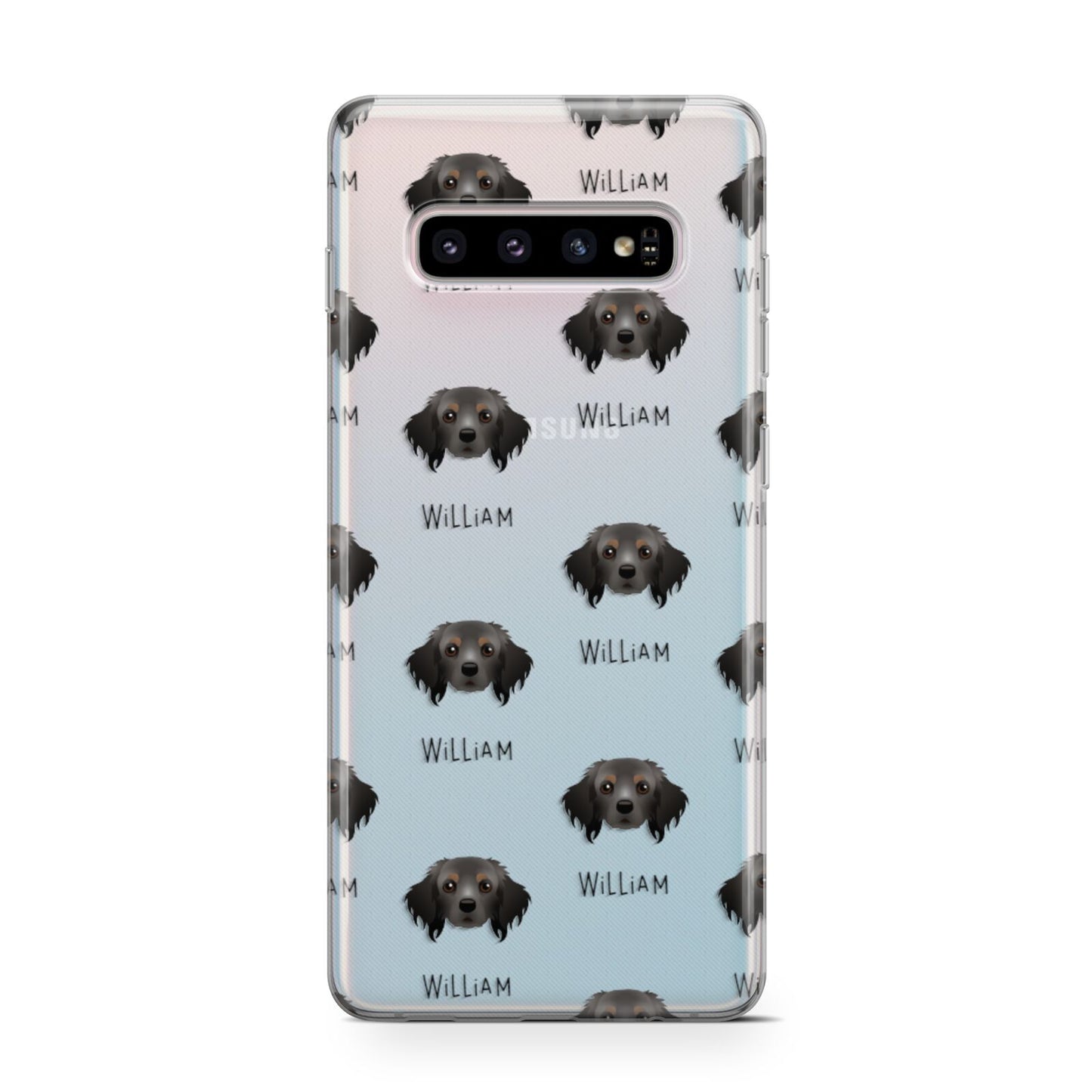Cavapom Icon with Name Samsung Galaxy S10 Case