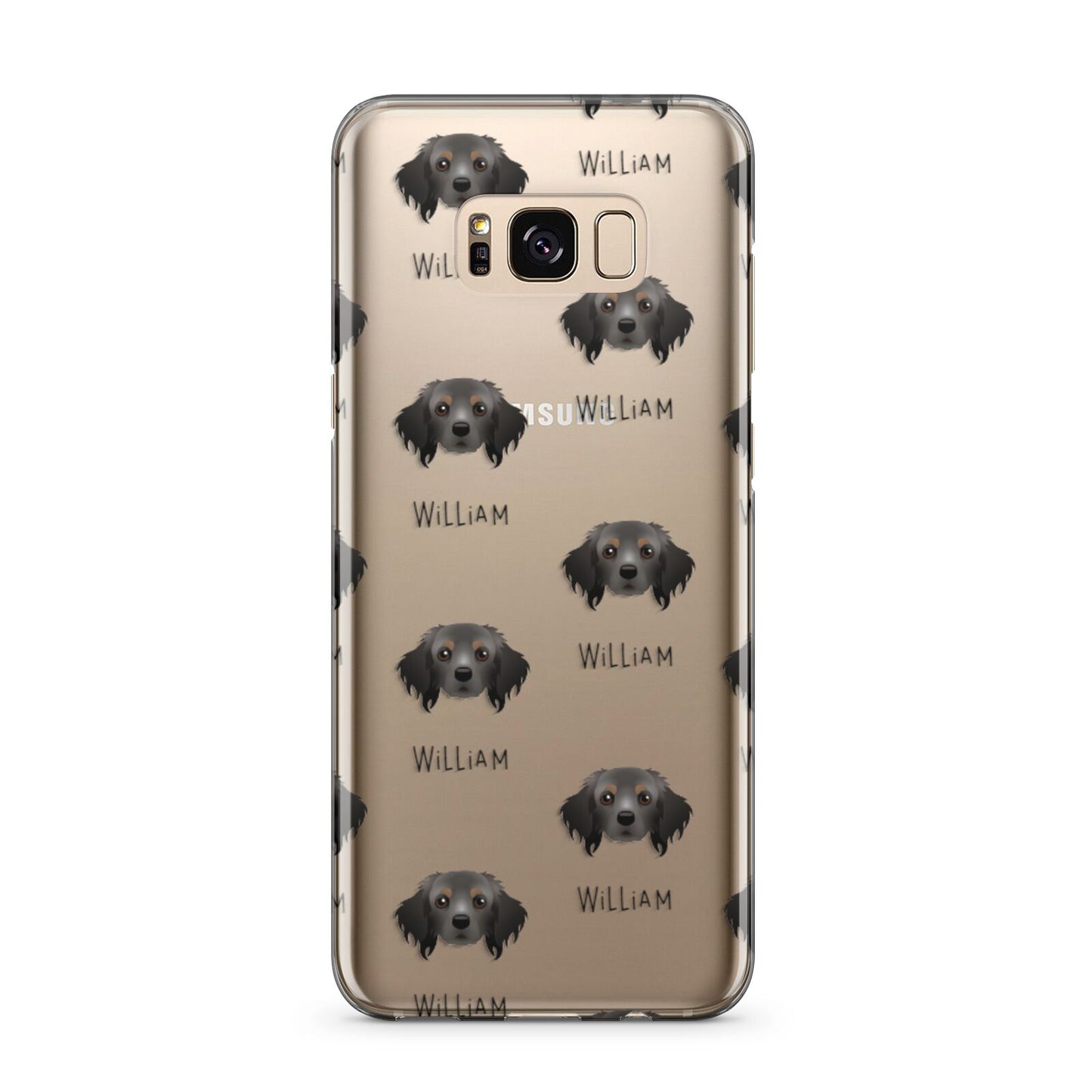 Cavapom Icon with Name Samsung Galaxy S8 Plus Case