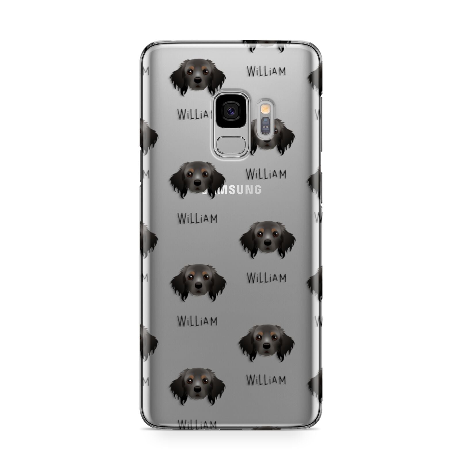 Cavapom Icon with Name Samsung Galaxy S9 Case