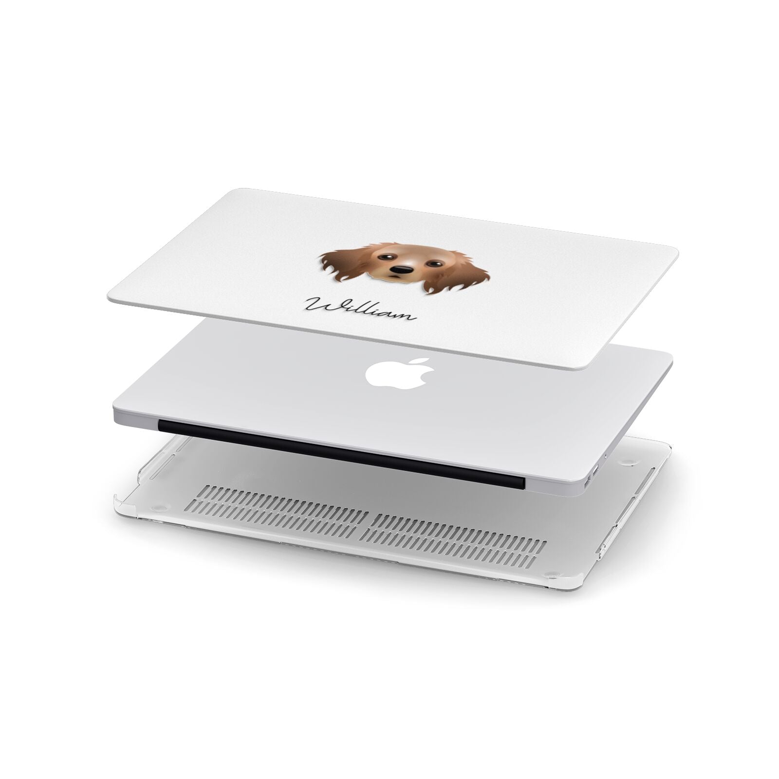 Cavapom Personalised Apple MacBook Case in Detail