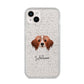 Cavapom Personalised iPhone 14 Plus Glitter Tough Case Starlight