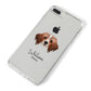 Cavapom Personalised iPhone 8 Plus Bumper Case on Silver iPhone Alternative Image