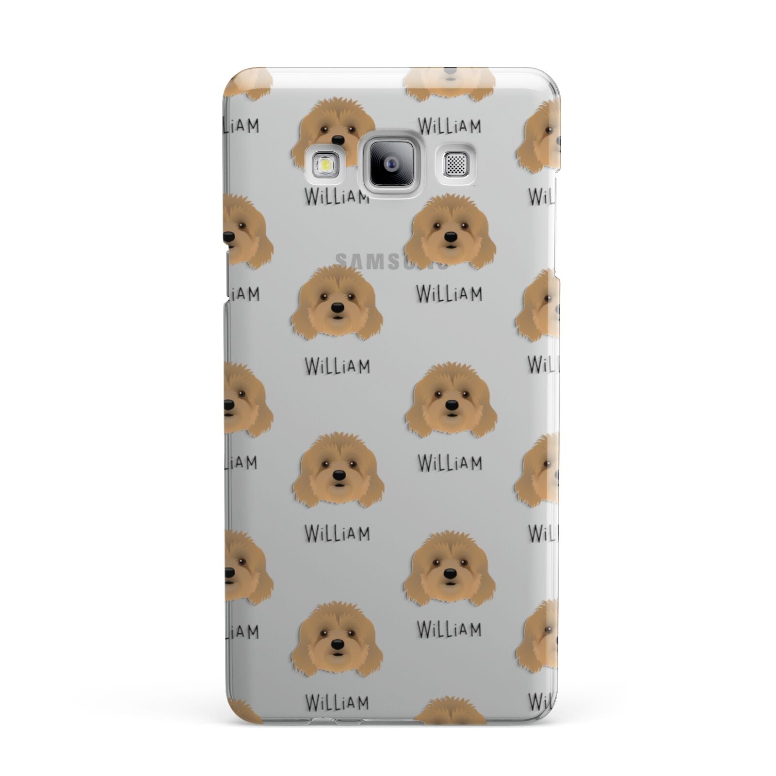 Cavapoo Icon with Name Samsung Galaxy A7 2015 Case