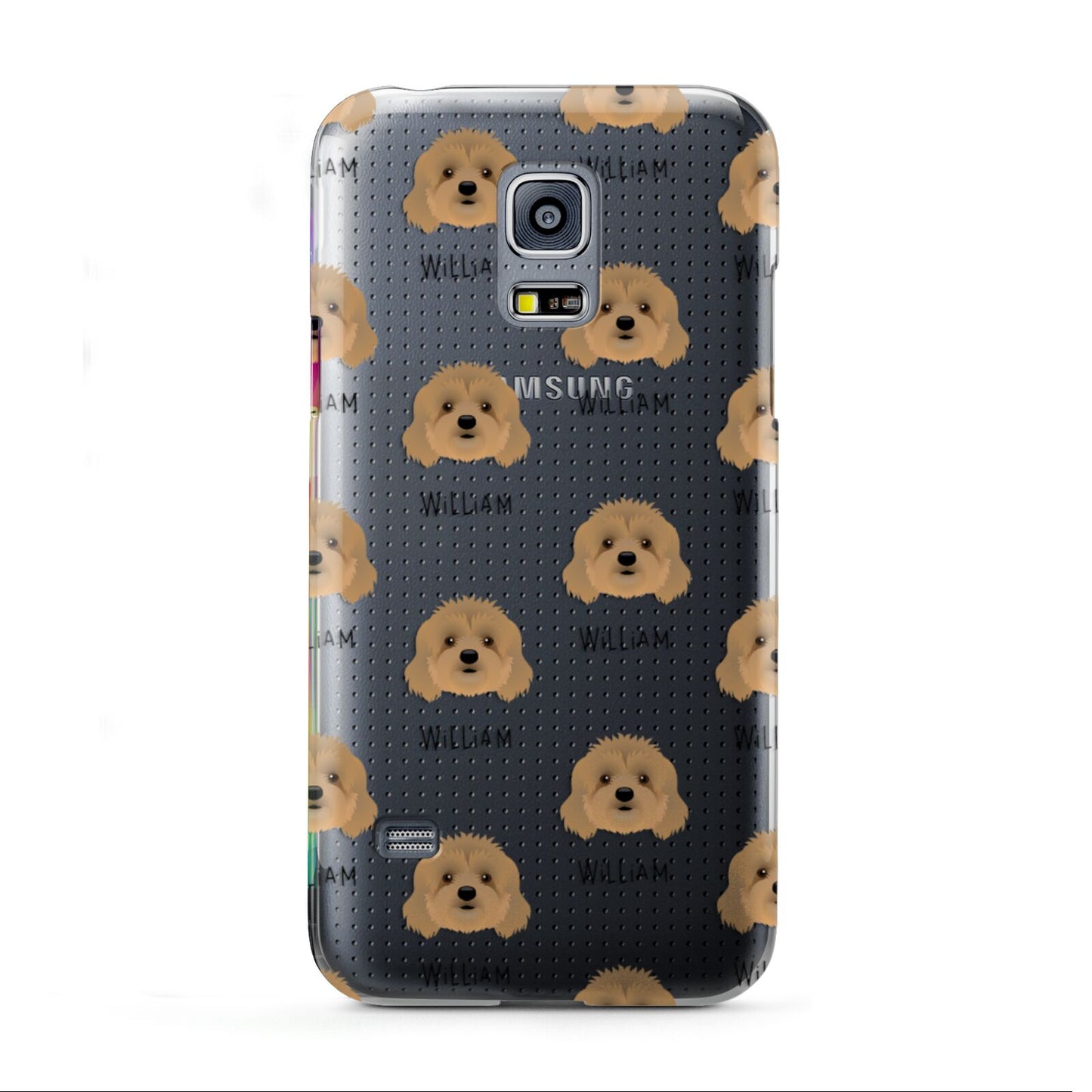 Cavapoo Icon with Name Samsung Galaxy S5 Mini Case