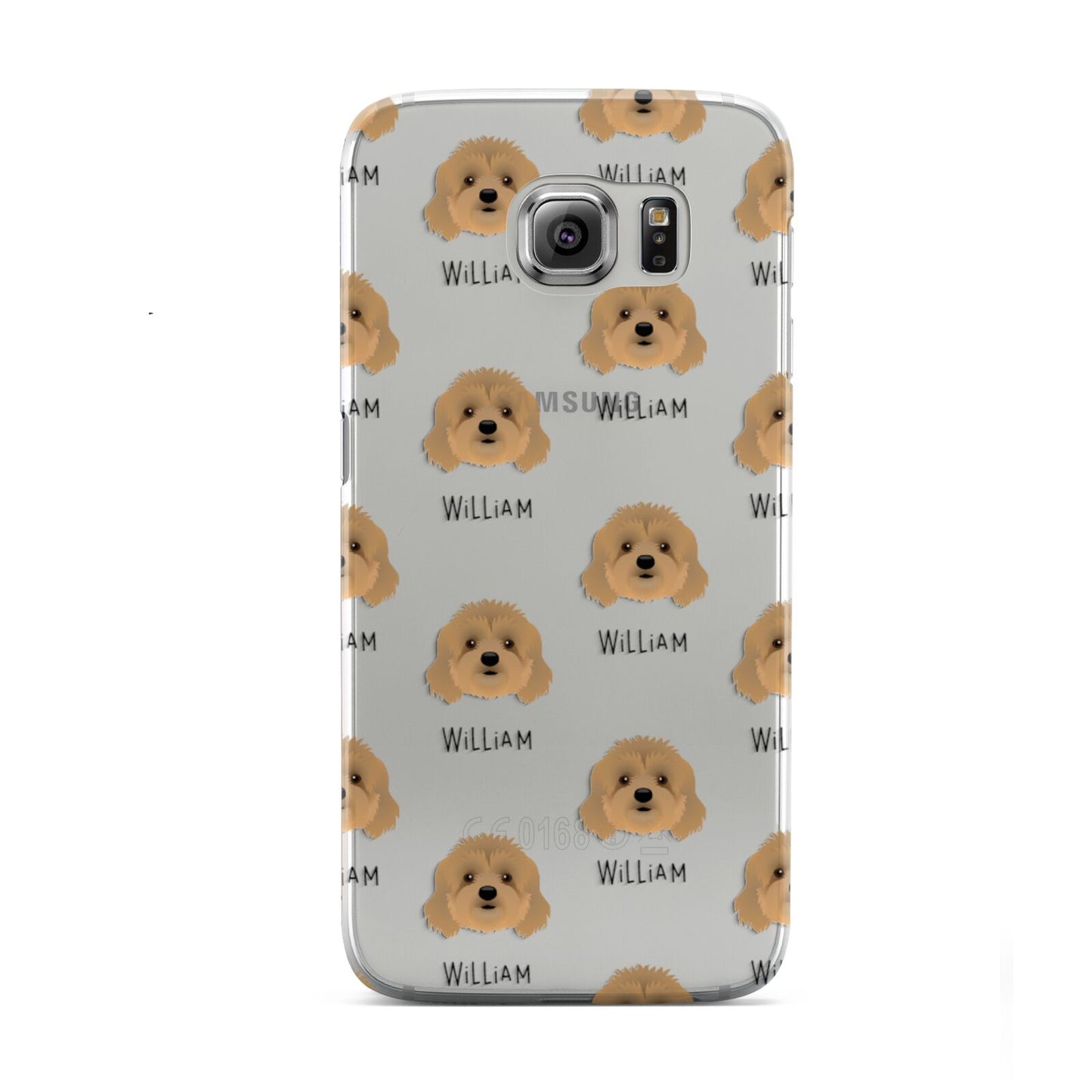 Cavapoo Icon with Name Samsung Galaxy S6 Case