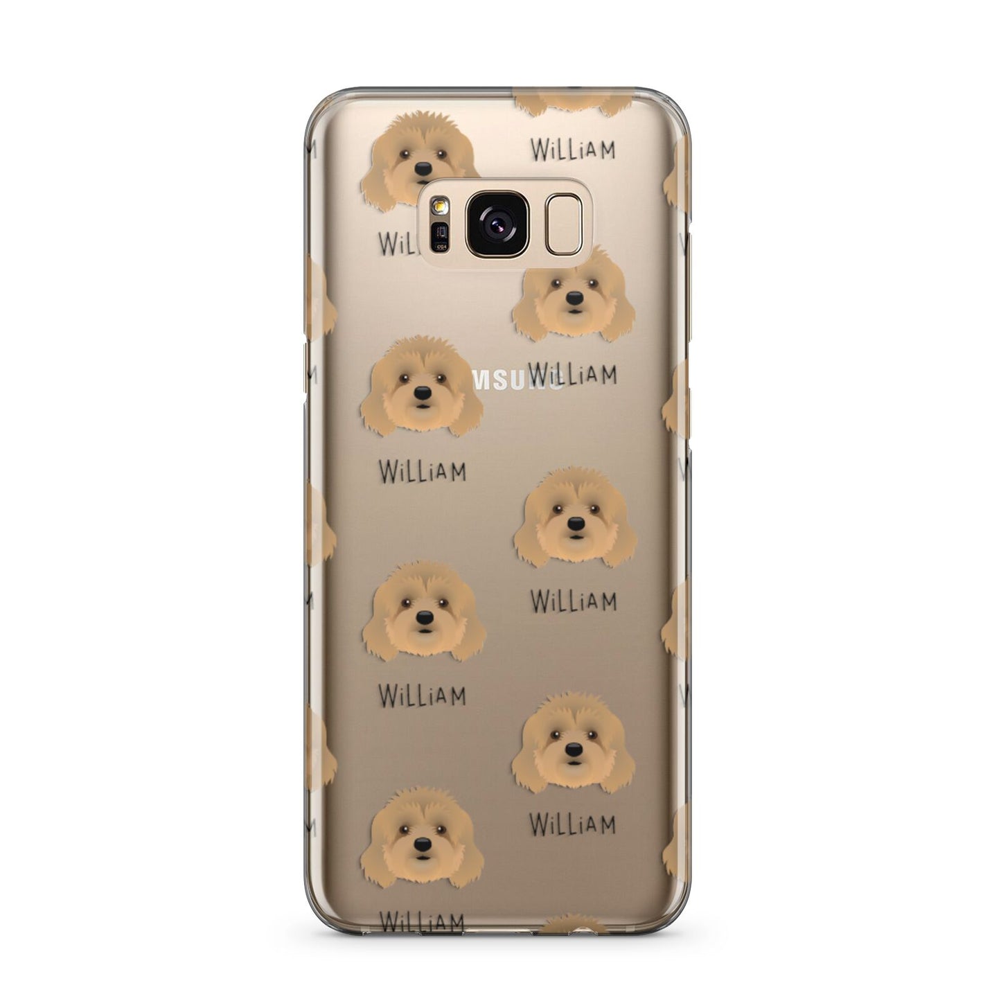 Cavapoo Icon with Name Samsung Galaxy S8 Plus Case