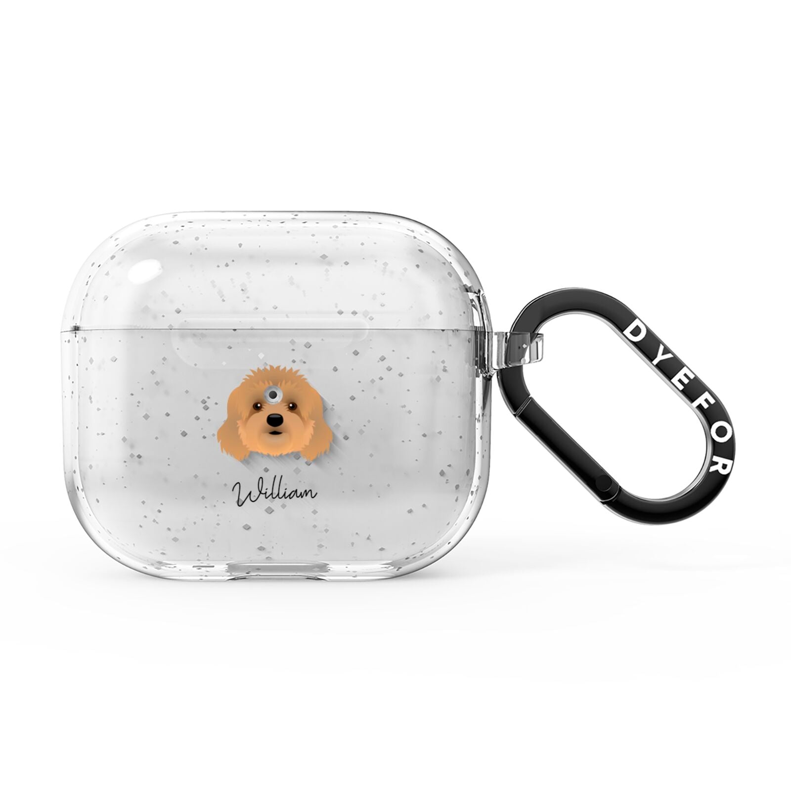 Cavapoo Personalised AirPods Glitter Case 3rd Gen