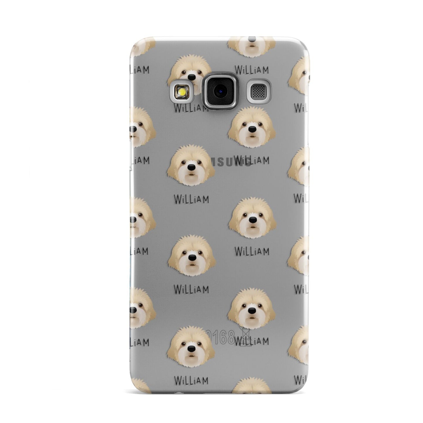 Cavapoochon Icon with Name Samsung Galaxy A3 Case