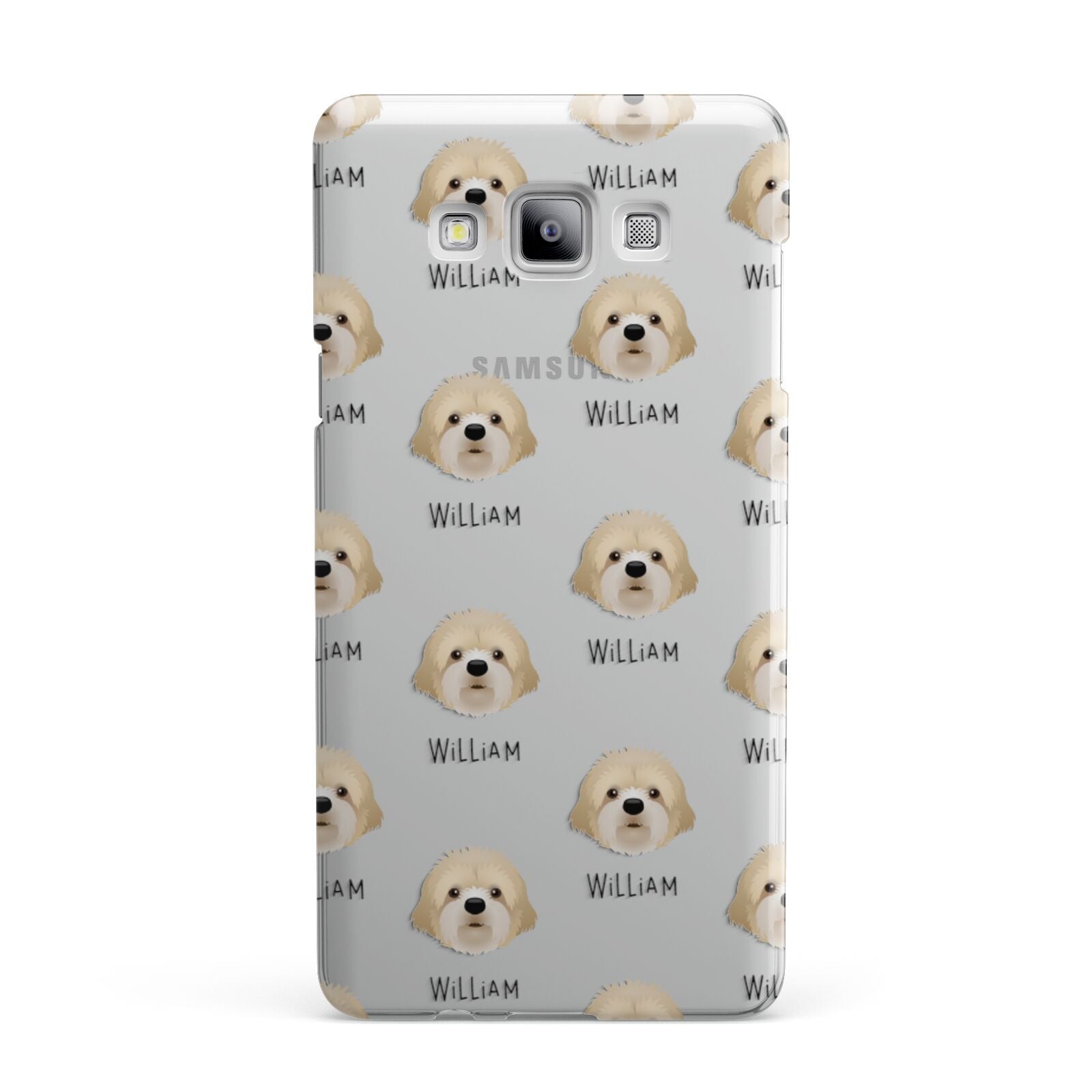 Cavapoochon Icon with Name Samsung Galaxy A7 2015 Case