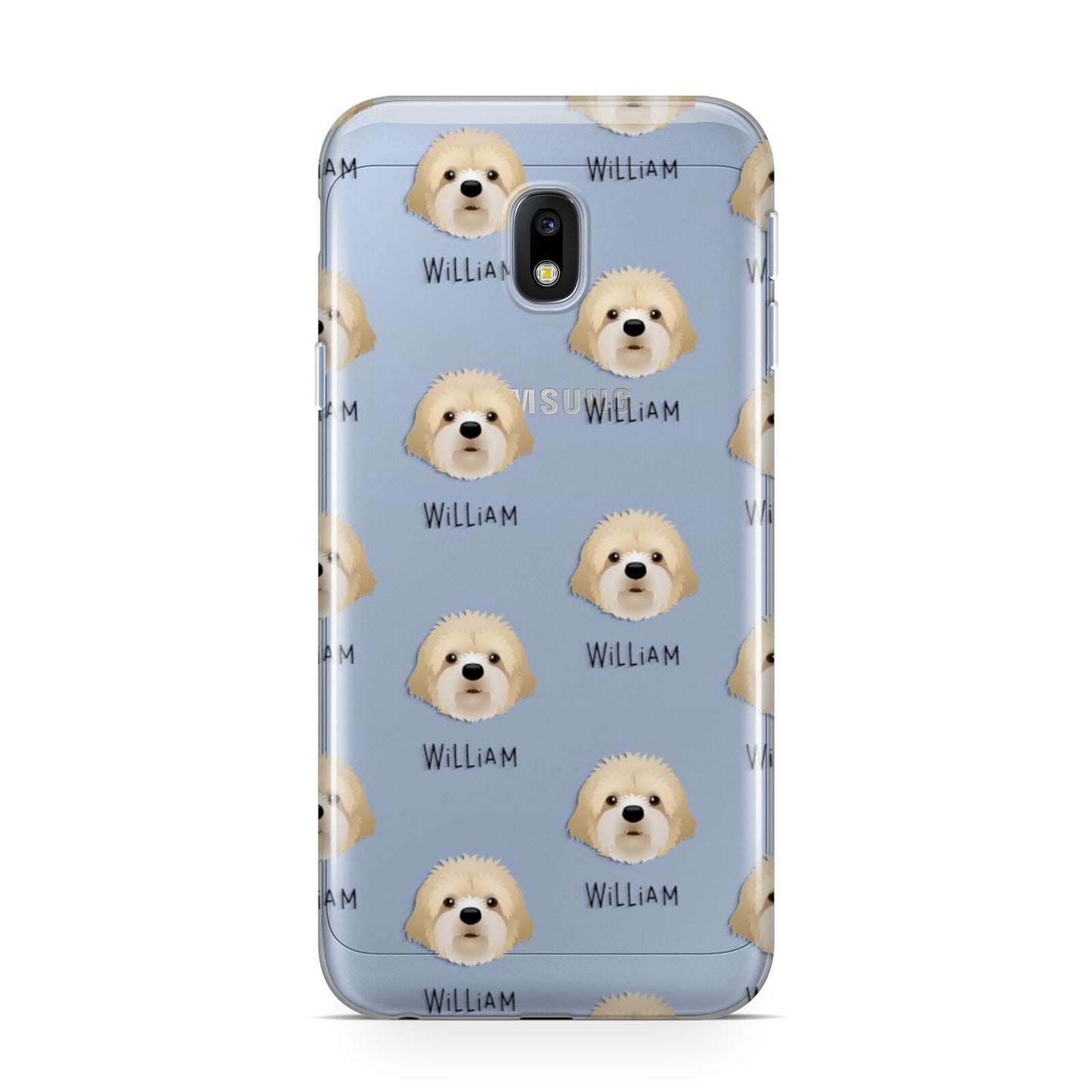 Cavapoochon Icon with Name Samsung Galaxy J3 2017 Case