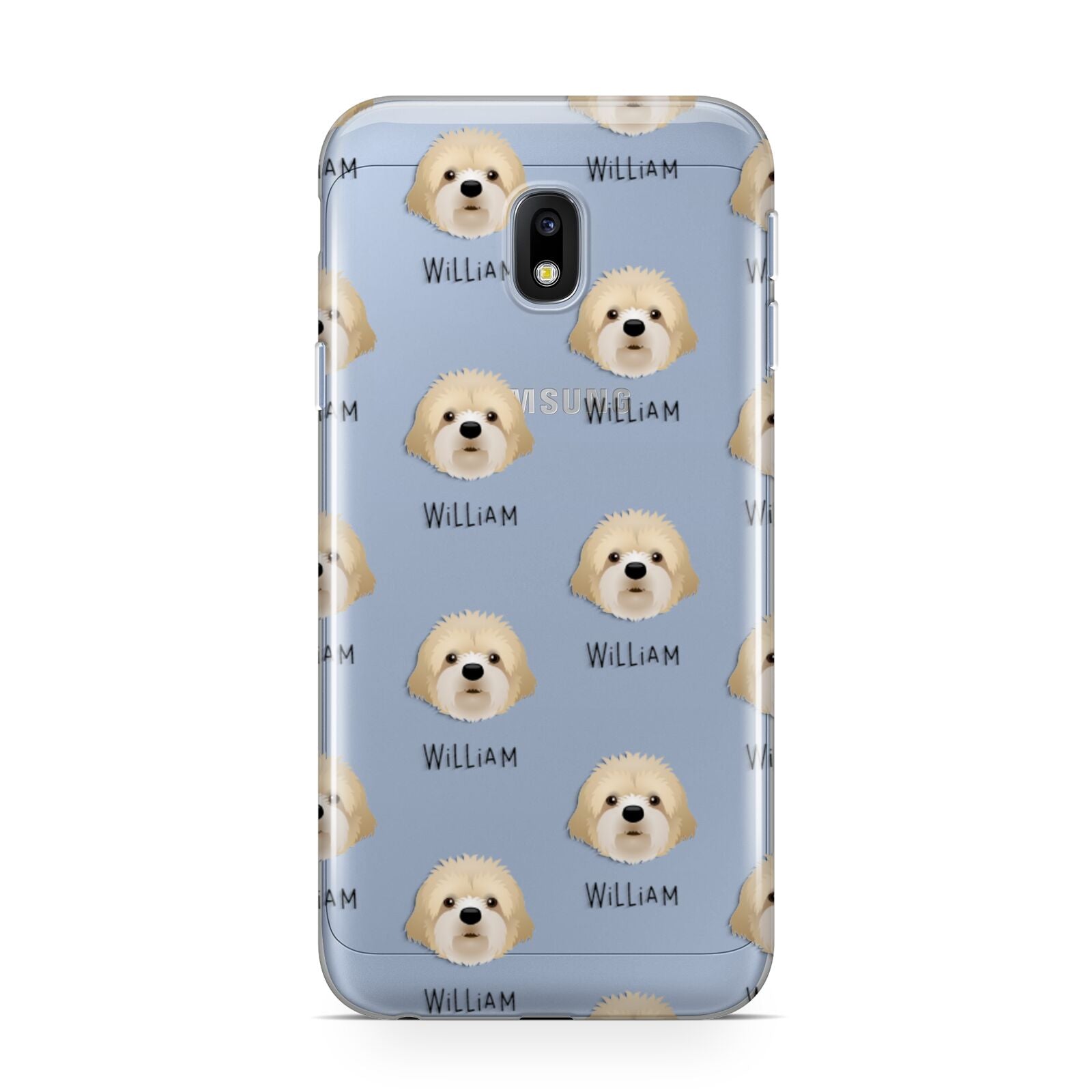 Cavapoochon Icon with Name Samsung Galaxy J3 2017 Case